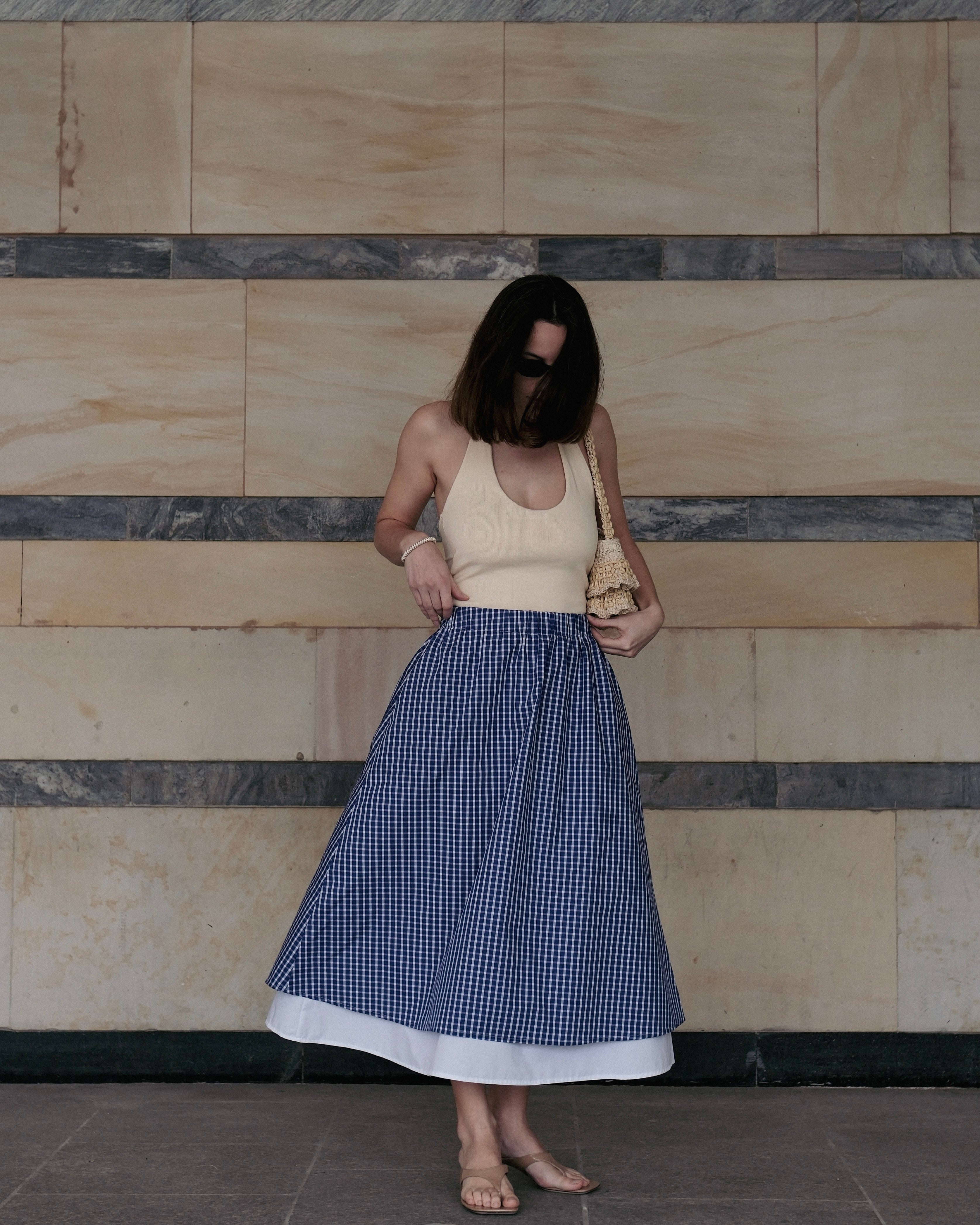 Arles Midi Skirt Blue
