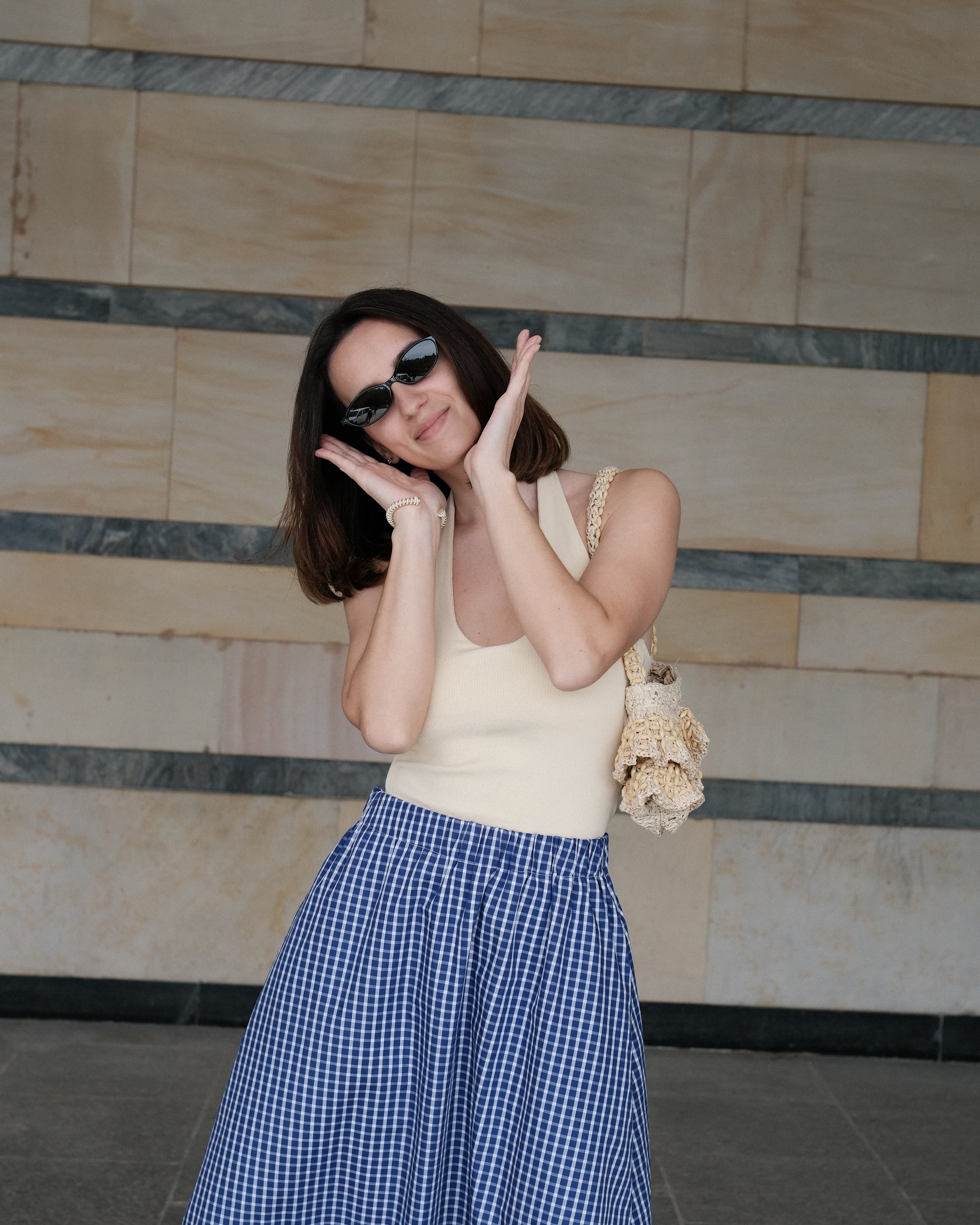 Arles Midi Skirt Blue