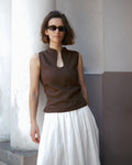 Lniany top Ondine